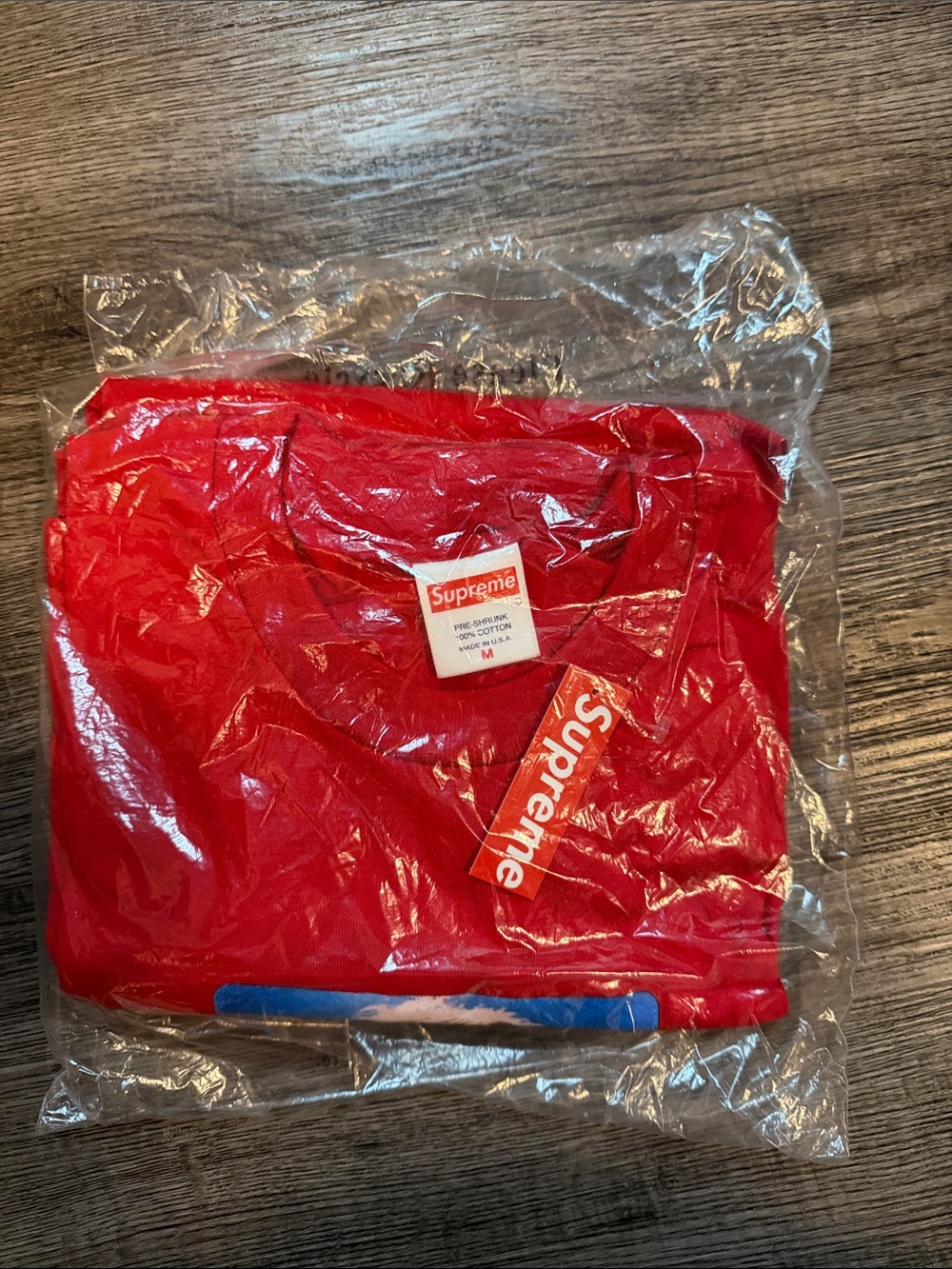 Supreme Red PhotoTee with Tag